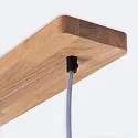 Elobra pendant luminaire CUBA 4 E14, oak natural