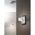 Fabas Luce Fabas Luce DUNK LED Pendant luminaire, brushed aluminum, 1 flame