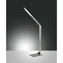 LED Schreibtisch-Leuchte WASP, mit USB-Ladeausgang + Touch-Dimmer, 12W 3000/4000/5000K (CCT) 630lm, neigbar, aluminium