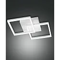 LED Deckenleuchte BARD, 2-fach, 45x45cm, dimmbar, 39W 3000K 3880lm, weiß