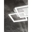 LED Deckenleuchte BARD, 2-fach, 45x45cm, dimmbar, 39W 3000K 3880lm, weiß