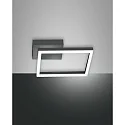 LED Ceiling luminaire BARD Wall luminaire, 22W, 4000K, 2250lm, IP20, anthracite, Smartluce compatible