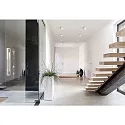 Fabas Luce LED Deckenspot VASTO, Ø 8cm, 7W 3000K 630lm, Aluminium, starr, Weiß / diffus