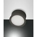 LED Deckenspot PONZA, Ø 8cm, 7W 3000K 630lm, Aluminium, starr, Anthrazit / diffus