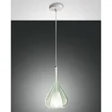 Pendelleuchte LILA, E27, 1-flammig, IP20, transparent, grün