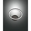 LED Wand- und Deckenleuchte GIOTTO, Ø 30cm, 18W 3000K 1890lm, dimmbar, schwarz