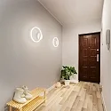 Fabas Luce LED Wand- und Deckenleuchte GIOTTO, Ø 30cm, 18W 3000K 1890lm, dimmbar, weiß