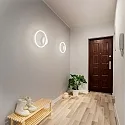 Fabas Luce LED Wand- und Deckenleuchte GIOTTO, Ø 30cm, 18W 3000K 1890lm, dimmbar, weiß