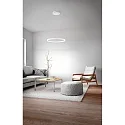 Fabas Luce LED Pendelleuchte GIOTTO inkl. SMART LUCE, Ø 60cm, 36W 3000K 3780lm, dimmbar, weiß