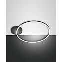 LED Deckenleuchte GIOTTO, 1-fach, Ø 60cm, 36W 3000K 3780lm, dimmbar, schwarz