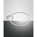 LED Deckenleuchte GIOTTO inkl. SMART LUCE, 1-fach, Ø 60cm, 36W 3000K 3780lm, dimmbar, weiß