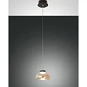 LED Pendelleuchte ARABELLA, 8W 3000K 750lm, dimmbar, Höhe max. 200cm, Amber