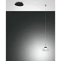 LED Pendelleuchte ARABELLA, 8W 3000K 750lm, dimmbar, Höhe max. 350cm, Weiß