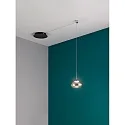 Fabas Luce LED Pendelleuchte ARABELLA, 8W 3000K 750lm, dimmbar, Höhe max. 350cm, Amber