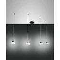 LED Pendelleuchte ARABELLA 2, 4-flammig, 32W 3000K 3020lm, dimmbar, Weiß