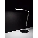 Fabas Luce LED Tischleuchte REGINA, 9W 3000-6000K (CCT Switch) 795lm, neigbar / Kopf schwenkbar, mit Touch-Dimmer, schwarz