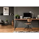 Fabas Luce LED Tischleuchte REGINA, 9W 3000-6000K (CCT Switch) 795lm, neigbar / Kopf schwenkbar, mit Touch-Dimmer, weiß
