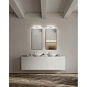 Fabas Luce LED Wall luminaire RAPALLO, 1x 14W, 3000K, 1470lm, IP44, chromed