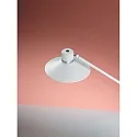 Fabas Luce LED Schreibtischleuchte  PANAREA, IP20, 10W 3000-6000K (CCT Switch) 690lm, verstellbar, mit Touch-Dimmer, weiß / silber
