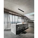LED Pendant luminaire PRADO, 5x 6,5W, 3000K, 3600lm, IP20, black