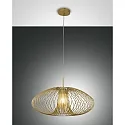 Pendelleuchte FASSA, E27, IP20, gold edelmatt