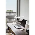 Fabas Luce desk lamp BEBA CCT Switch, adjustable, with touch dimmer IP20, silver matt dimmable