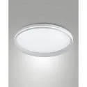 LED Deckenleuchte ISY, Ø 45cm, mit seitlichem Lichtkranz, 52W 2700-4000K (CCT Switch) 4900lm, 3-stufig dimmbar, weiß