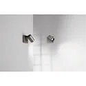 Fabas Luce reading lamp FLORES 1 flame, with switch GU10 IP20, grey, gunmetal dimmable