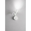 Fabas Luce LED Wand-/ Leseleuchte FLUX mit Schalter 3,1W 3000K 374lm IP20, weiß