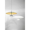 Fabas Luce LED Design-Pendelleuchte YUKO, direkt / indirekt, Ø60cm, 40W 3000K, höhenverstellbar, 3-stufig dimmbar, weiß