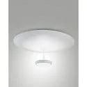 LED Design-Deckenleuchte YUKO, direkt / indirekt, Ø60cm, 40W 3000K, 3-stufig dimmbar, weiß