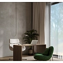 Fabas Luce LED Schreibtischleuchte ZERMATT, IP20 IK05, 10W 300/3500/4000K (CCT Switch) 720lm, verstellbar, mit Touch-Dimmer, titangrau