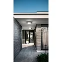 Fabas Luce outdoor ceiling luminaire DIUK IP65, dark grey