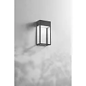 Fabas Luce outdoor wall luminaire EDO IP65, dark grey