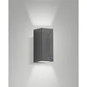 outdoor wall luminaire LULY IP65, dark grey