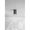 Fabas Luce outdoor ceiling luminaire MANU E27 IP54, dark grey