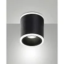 LED Deckenstrahler PACA ØxH 9x10,5cm 13W 3000K 825lm IP20 rückversetzt, rund, schwarz