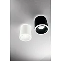 Fabas Luce LED Deckenstrahler PACA ØxH 9x10,5cm 13W 3000K 825lm IP20 rückversetzt, rund, schwarz