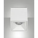 Deckenstrahler PEREZ LxBxH 9x9x9,5cm 1xGU10 IP20 rückversetzt, eckig, weiß