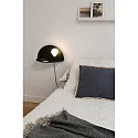 Faro wall luminaire NIT E27 IP20, black matt