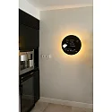 Faro LED Wandleuchte BOARD ø 35 cm, 8W, 2700K, IP20, schwarz