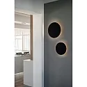 Faro LED Wandleuchte BOARD ø 35 cm, 8W, 2700K, IP20, schwarz