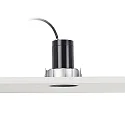 Deckeneinbauleuchte FRESH GU10, IP65, ohne Rahmen, schwarz