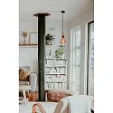 Faro pendant luminaire RETRO E14 IP20, copper, mat 