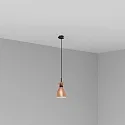 Faro pendant luminaire RETRO E14 IP20, copper, mat 