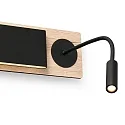 Faro wall luminaire MOOD LED IP20, oak 
