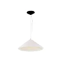 pendant luminaire SAIGON IN 3 flames E27 IP20, black matt, natural colour 