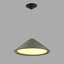 Faro Pendelleuchte SAIGON IN ø70 cm, E27, IP20, olivgrün, schwarz matt