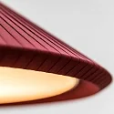 Faro Pendelleuchte SAIGON IN ø 130 cm, E27, IP20, kastanienbraun, schwarz matt