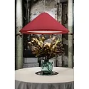 Faro Pendelleuchte SAIGON IN ø 130 cm, E27, IP20, kastanienbraun, schwarz matt